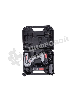 Дрель-шуруповерт Ресанта ДА-18-2ЛК, 18 В, 2 Ач, 50 Нм, щеточный