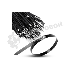 Хомут кабельный 4.6х150 сталь AISI 304 с покрытием (уп.100шт) TOKOV ELECTRIC TKE-HM304-4.6-150-C/100