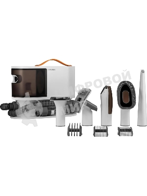 Пылесос Hyundai HYV-PETPRO1 1800Вт белый/коричневый