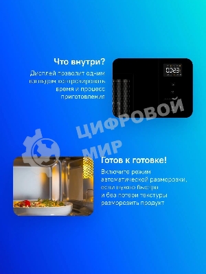 Встраиваемая микроволновая печь Gorenje BM251SG2BG, 25л, 900Вт, черный