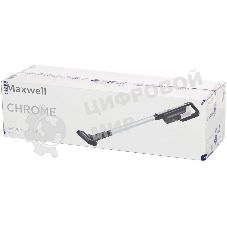 Пылесос вертикальный Maxwell MW-3246 белый/черный, питание от аккумулятора, 120 Вт, уборка сухая, пылесборник 0.4 л, работа от АКБ max 35 мин