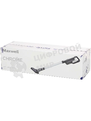 Пылесос вертикальный Maxwell MW-3246 белый/черный, питание от аккумулятора, 120 Вт, уборка сухая, пылесборник 0.4 л, работа от АКБ max 35 мин
