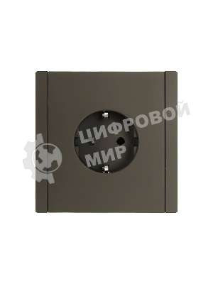 Розетка СП FORTE&PIANO FP315 16А с заземл. защ. шторки винт. крепл. сер. IEK FP-R14-16-K03
