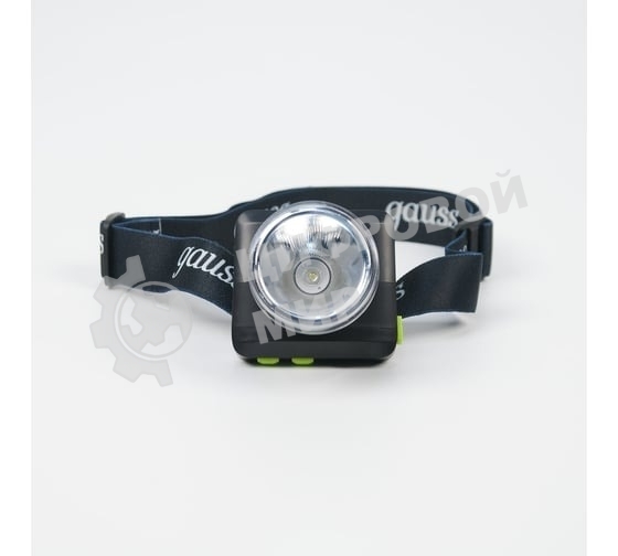 Фонарь налобный Gauss GFL401 5W 100lm диммируемый Li-ion 3000mА·ч LED