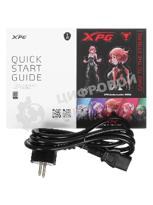 Блок питания ADATA XPG KYBER 750 (KYBER750G-BKCEU), 750Вт, 80 PLUS Gold, 120мм, черный