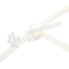 Хомут кабельный Rexant 3.6х250 нейл. белый (уп. 100 шт)