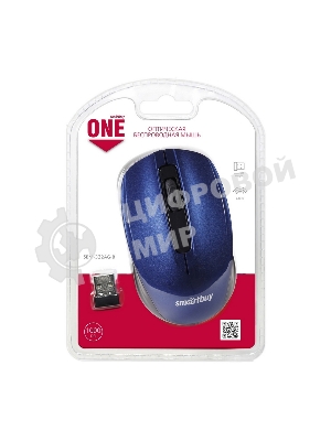 Мышь беспроводная Smartbuy ONE 332 синяя (SBM-332AG-B)