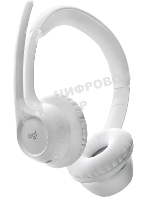 Гарнитура Logitech Zone 300 белый, беспроводная, Bluetooth, до 16 ч