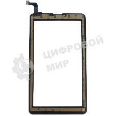 Сенсорное стекло (тачскрин) для Prestigio Wize 1177 4G, черное