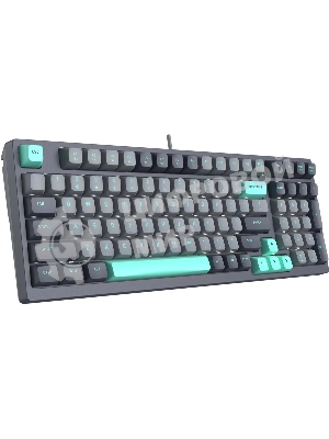 Клавиатура проводная A4Tech Fstyler FS300 механическая черный/серый USB for gamer LED (FS300 PANDA ROCK)