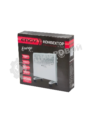 Конвектор электрический Engy Energo EN-1000E белый, 1000 Вт, 15 м2, термостат