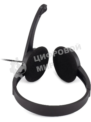 Гарнитура Oklick HS-M600 чёрный, проводная, 3.5 мм