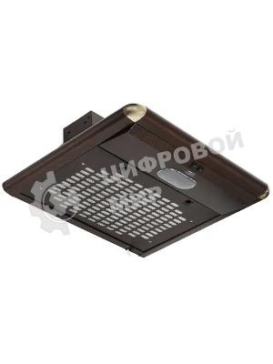 Вытяжка каминная Elikor Сатурн 60П-180-В1Л медный/золотистый, 60 см, 180 куб. м/ч, 48 дБ