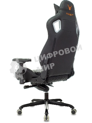 Кресло игровое Knight TITAN черный ромбик эко.кожа с подголов. крестовина металл