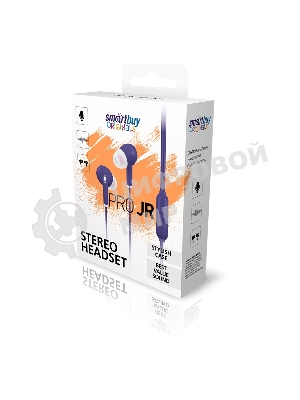 Беспроводные наушники Smartbuy Pro JR фиолетовый, внутриканальные, Bluetooth, до 6 ч