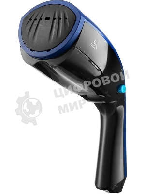 Отпариватель Kitfort КТ-987 черный/синий, 1200 Вт, 12 г/мин, 100 мл