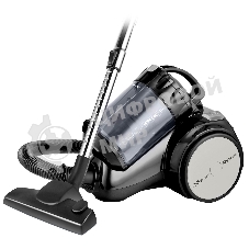 Пылесос Centek CT-2524 черный/серый, 420/2300 Вт, уборка сухая, пылесборник контейнер 2 л