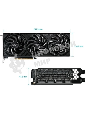 Видеокарта Palit PCI-E 5.0 RTX 5060Ti INFINITY 3 OC NVIDIA GeForce RTX 5060TI 16Gb 128bit GDDR7 2407/28000 HDMIx1 DPx3 HDCP Ret
