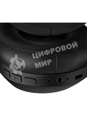 Беспроводные/проводные наушники Defender FreeMotion B490 черный, накладные, Bluetooth + проводной, складная конструкция, микрофон, до 10 ч
