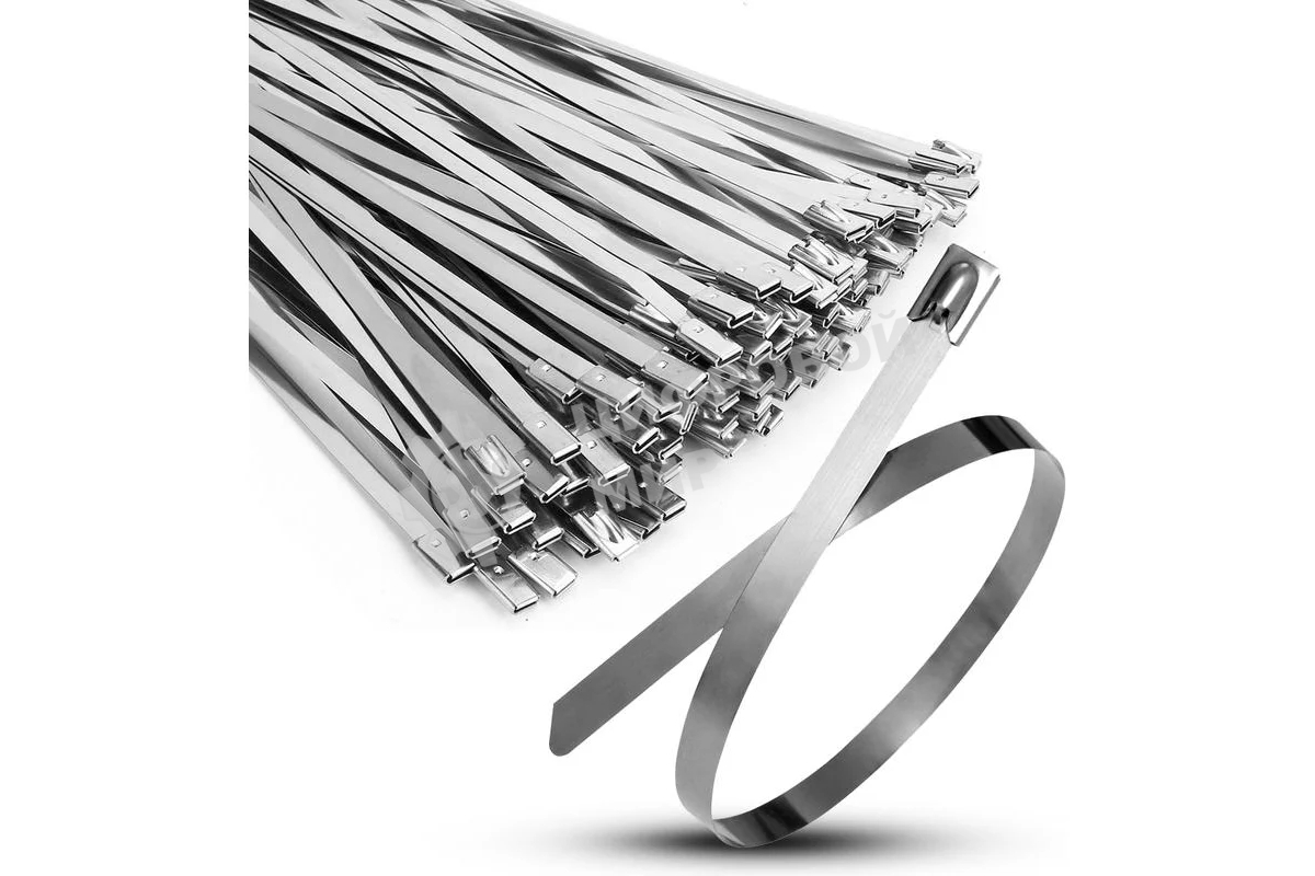 Хомут кабельный TOKOV ELECTRIC 4.6х150 сталь AISI 304 (уп. 100 шт)