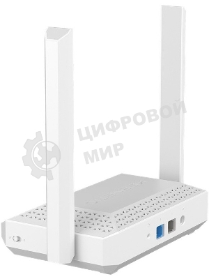 Гигабитный интернет-центр Keenetic Racer KN-4010 с Mesh Wi-Fi 6 AX3000, 2 портами Gigabit Ethernet и переключателем режима роутер/ретранслятор