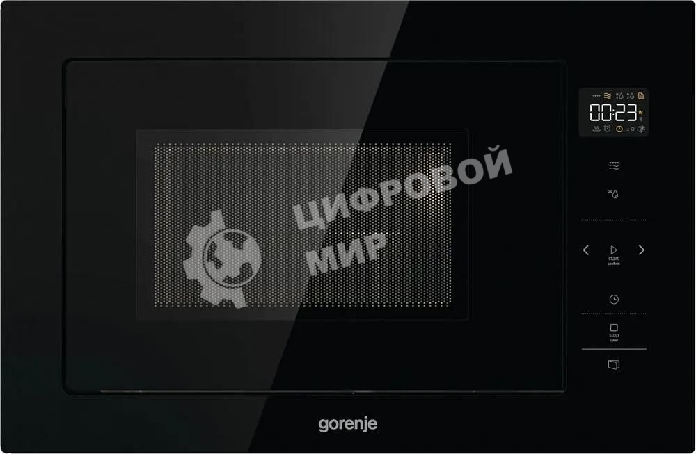Встраиваемая микроволновая печь Gorenje BM251SG2BG, 25л, 900Вт, черный