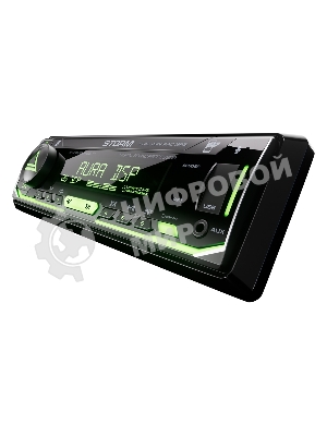 Автомагнитола AURA STORM-868DSP, 1 DIN, Bluetooth, USB Type-A, AUX, пульт ДУ