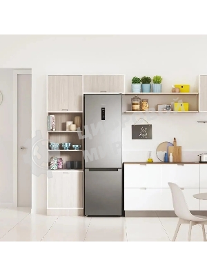 Холодильник Indesit ITS 5180 G серебристый двухкамерный 220/78л морозилка снизу, No Frost