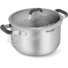 Кастрюля Rondell Stolz RDS-1753, 3.2 л, 20 см, с крышкой, сталь