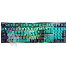 Клавиатура Raskat KM002 UV проводная, USB Type-A, зелёный (UV)