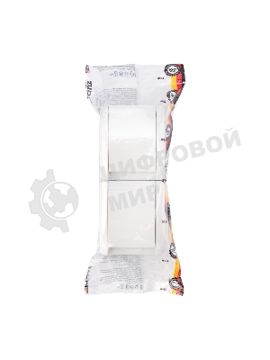 Блок вертикальный 2 розетки Kranz INDUSTRIAL IP54 с заземлением, о/у, белый