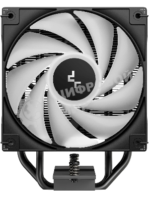 Кулер для процессора DEEPCOOL AG400 BK ARGb V2 черный 120мм алюминий+медь 2100rpm 31.6db 4-pin 220W 154мм