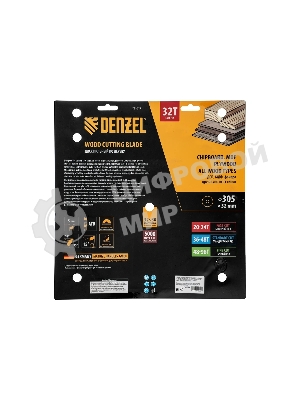 Пильный диск по дереву Denzel ф305 х 32 мм, 32 зубьев