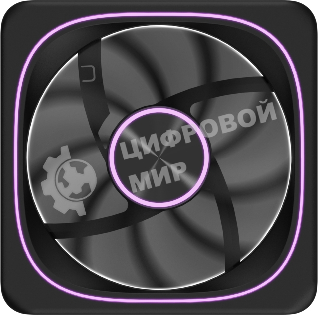 Вентилятор для корпуса Formula Air Fusion 1 BK Reverse ARGb 120х120x28 черный 4-pin 35.97дБ (упак.:1шт) (AIR FUSION 1 BK REVERSE) Ret