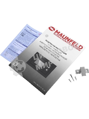 Встраиваемая микроволновая печь Maunfeld MBMO.20.1PGb черный, 20 л, 800 Вт, переключатели - поворотный механизм