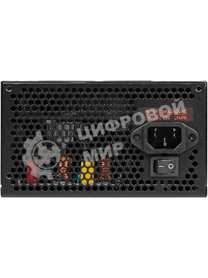 Блок питания Digma DPSU-400W-WH, 400 Вт, 80 PLUS белый, 120 мм, черный