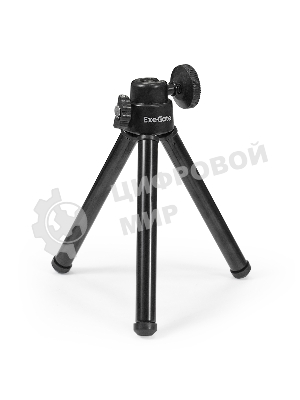 Веб-камера ExeGate Stream HD-4000 3840x2160, 30 кадр/с, USB Type-A, микрофон (2 шт, шумоподавление), шторка приватности, автоматическая фокусировка, универсальное крепление, штатив в комплекте