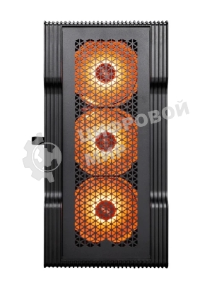Компьютерный корпус 1STPLAYER TRILOBITE T3 ARGb черный mATX 4x120мм ARGb fans T3-BK-4F7