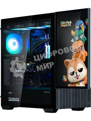 Компьютерный корпус Zalman Z10 DS без БП черный