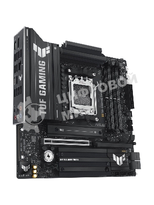 Материнская плата ASUS TUF Gaming B850M-Plus, AM5, AMD B850, 4xDDR5, 4xSATA, 3xM.2, 1xPCIe 5.0 x16, 1xPCIe 4.0 x4, 1xPCIe x1, 1xDP, 1xHDMI, 1x2.5Gb LAN, 4xUSB 2.0, 4xUSB 3.2 Gen 1, 3xUSB 3.2 Gen 2, 1xUSB-C, 3x3.5 мм, 7.1, mATX