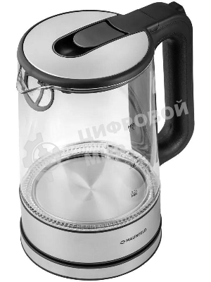 Чайник электрический Maunfeld MGK-612BK, 1.7л, стекло/металл