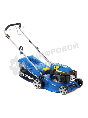 Бензиновая газонокосилка HYUNDAI L 4310S двигатель HYUNDAI ICV150,4-х такт, 3,5 л.с./149 см3, 43 см, 225-75 мм, 32 кг