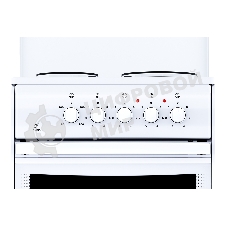 Плита электрическая Flama AE 1409 W белый, конфорок 4 электрических, духовка 50 л, 50 см x 85 см x 60 см