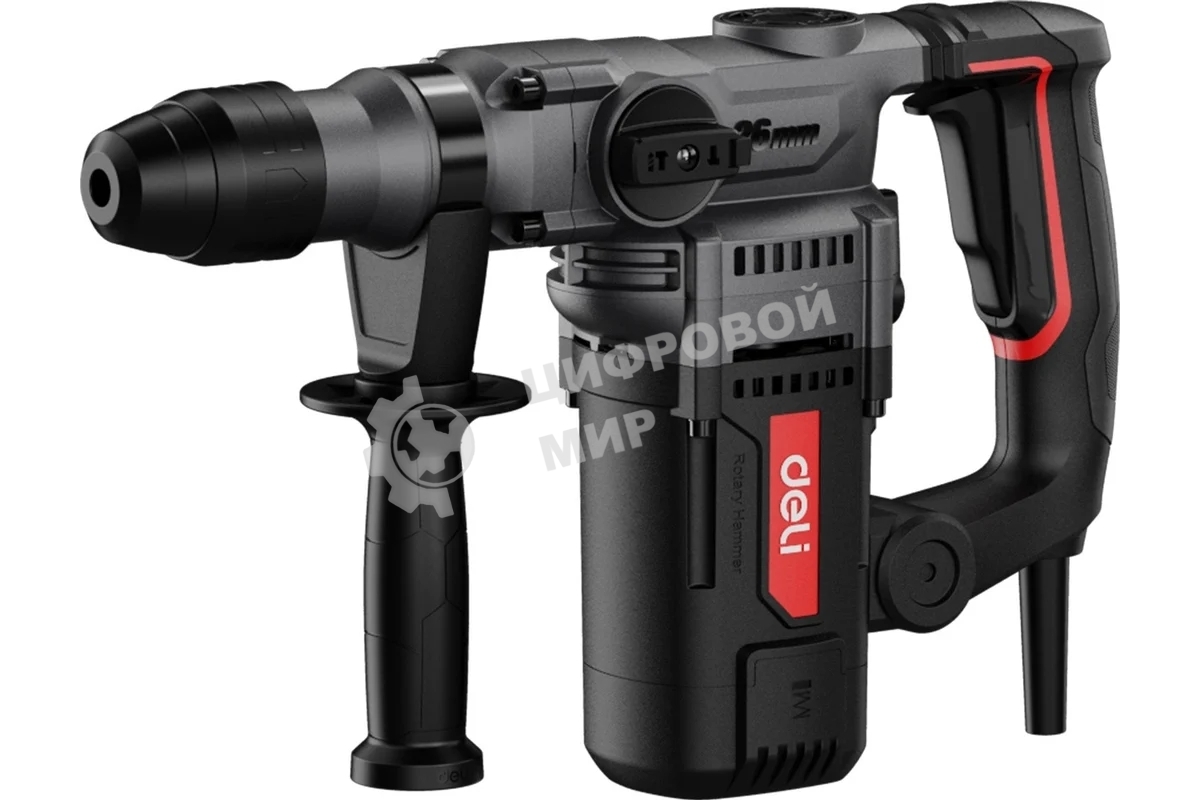 Перфоратор Deli DE-DC26-3E (1100Вт, SDS PLUS, 4750уд/мин, 1450об/мин, кейс)