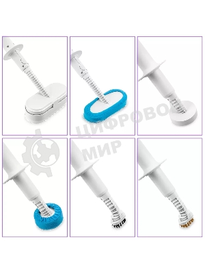 Швабра паровая Kitfort КТ-1016 1300Вт белый