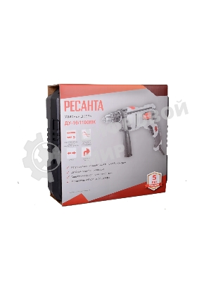 Дрель ударная Ресанта ДУ-16/1100МК 1100Вт патрон:кулачковый реверс