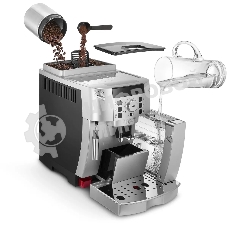 Кофемашина автоматическая DeLonghi ECAM 22.110.SB серебристый, исп. кофе - молотый/зерновой, 1.8 л, 1450 Вт, 15 Бар.