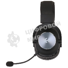 Гарнитура Logitech G PRO X чёрный, беспроводная, USB, подвижный микрофон, отсоединяемый кабель 2 м