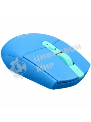 Мышь беспроводная Logitech G304 Lightspeed синий, 12000 dpi, радиоканал, USB, кнопки - 6