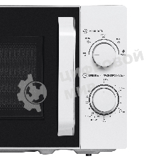 Микроволновая печь BBK 20MWS-761M/W белый, 20 л, 700 Вт, переключатели - поворотный механизм